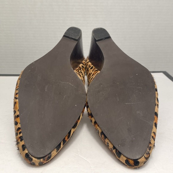 Steven by Steve Madden Leopard Print wedge calf hair heels Size 8 - Picture 7 of 7